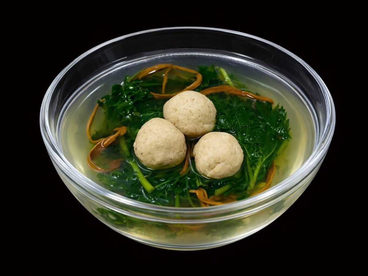 SP.0965 - Canh Cải Cúc Chả Cá