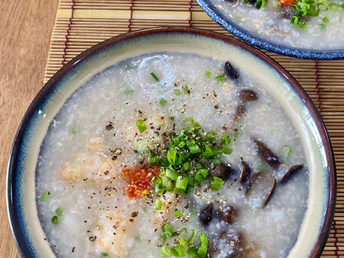 Cháo nấm mối đen