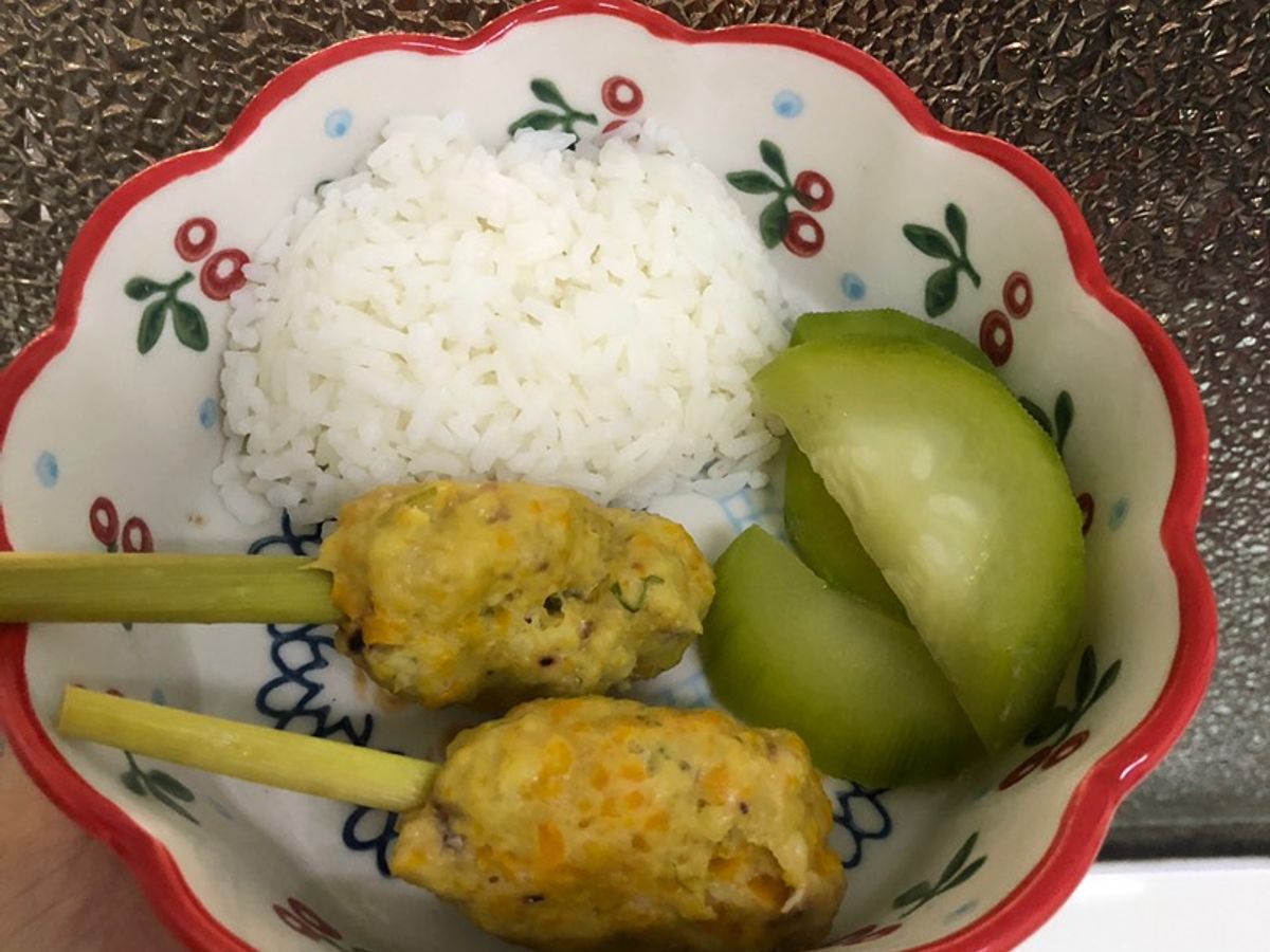 Chạo mực bọc xả