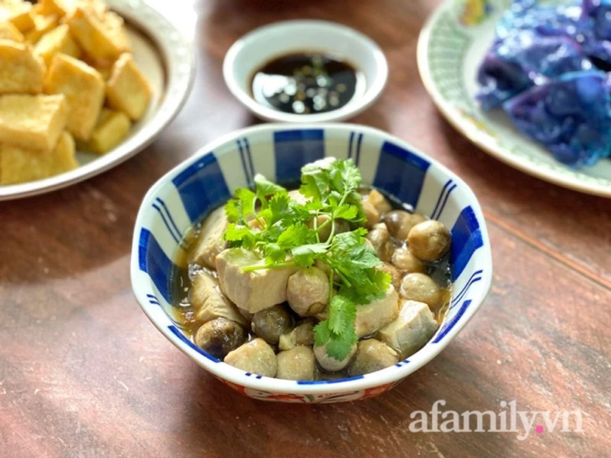 Đậu Hũ Kho Nấm