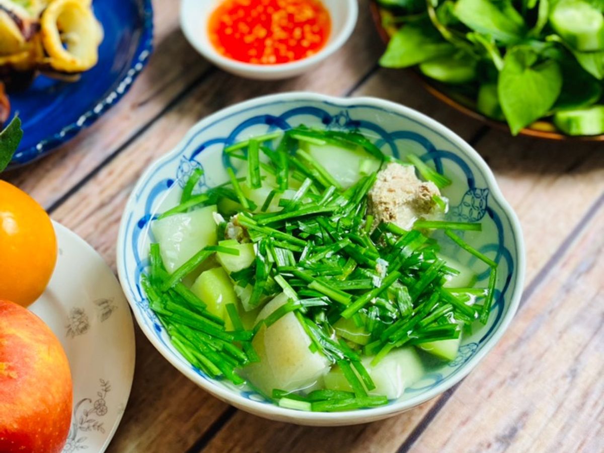 Canh Bầu Nấu Xương Heo