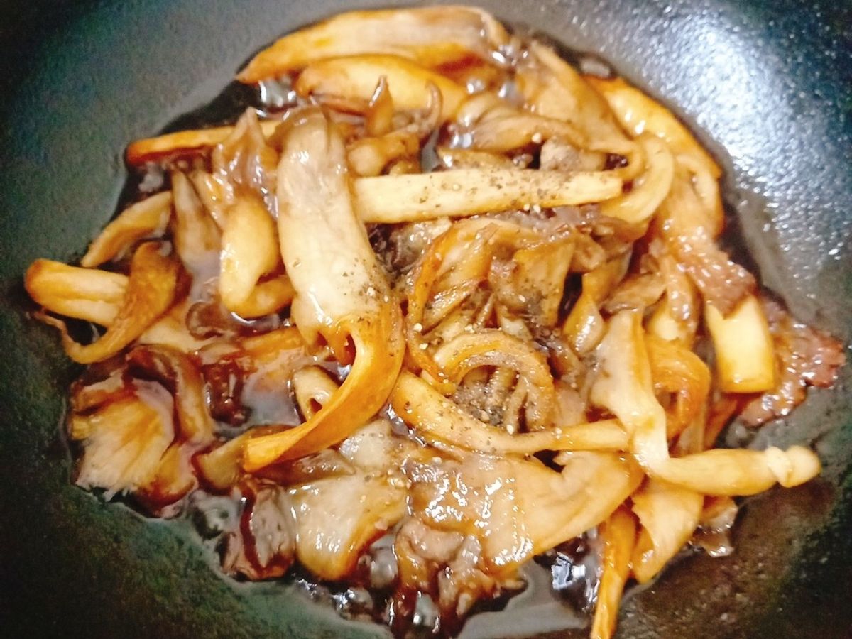 Nấm bào ngư kho tiêu