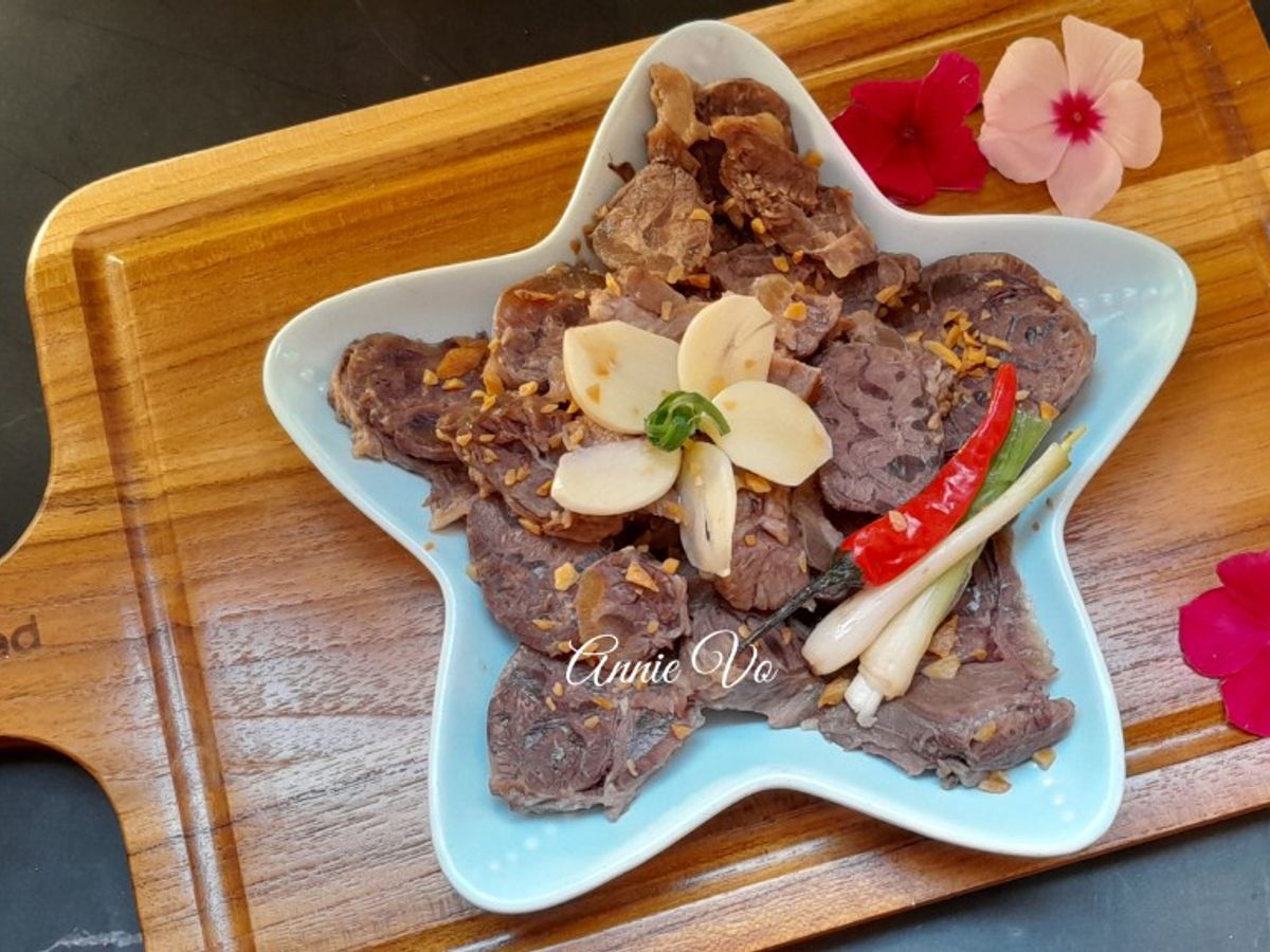 Bắp bò ngâm mắm chua ngọt