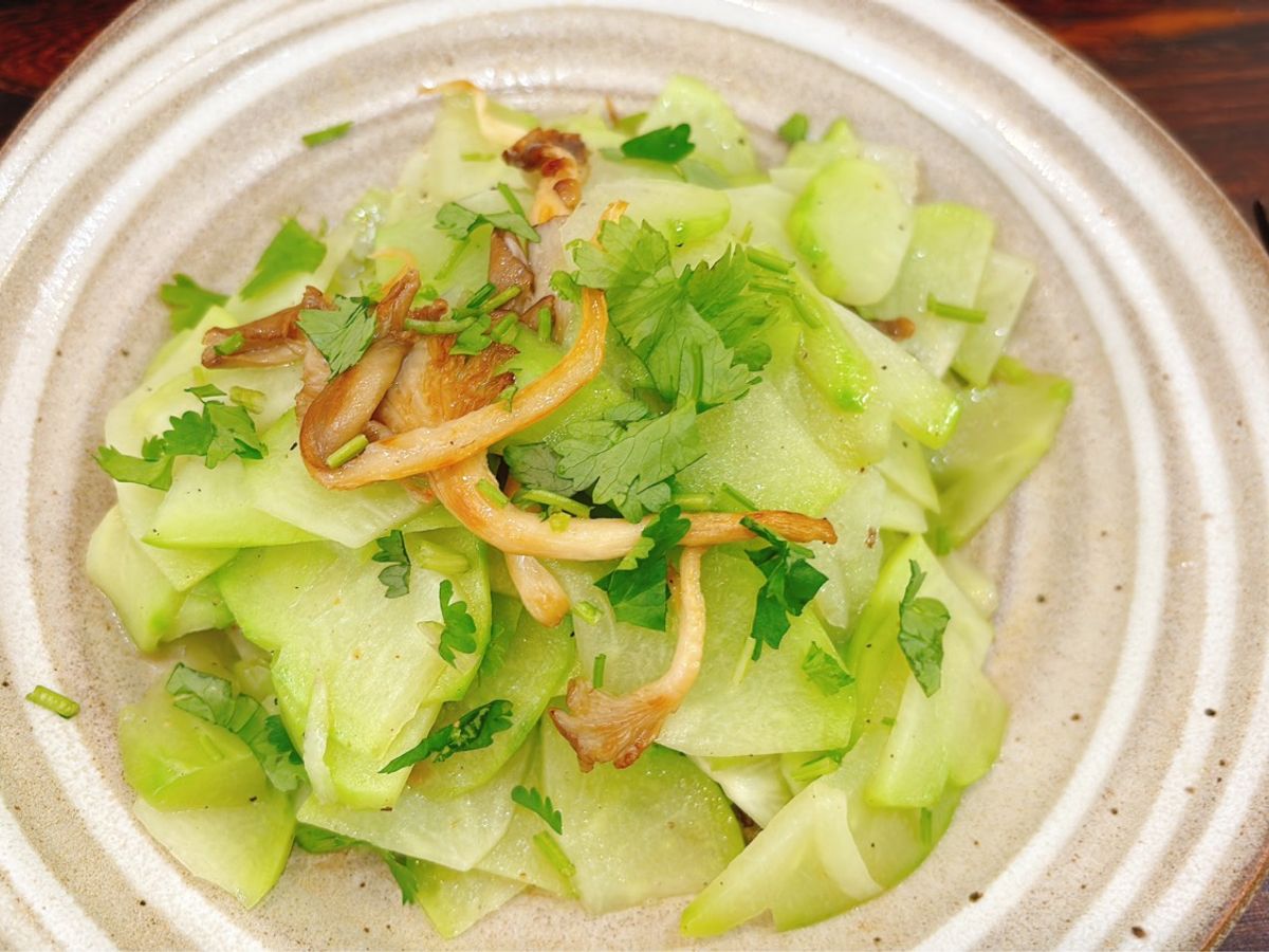 Su su xào nấm