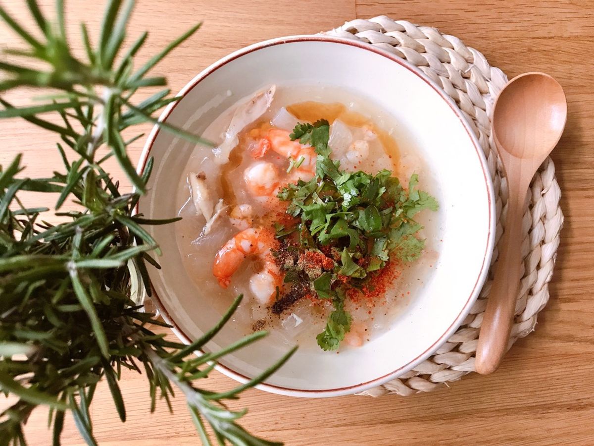 Súp Tôm Gà Vỏ Bưởi