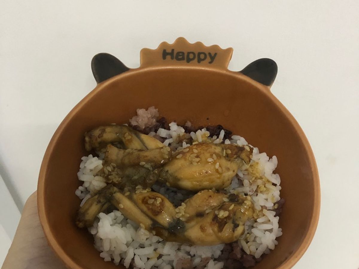 Ếch sốt teriyaki
