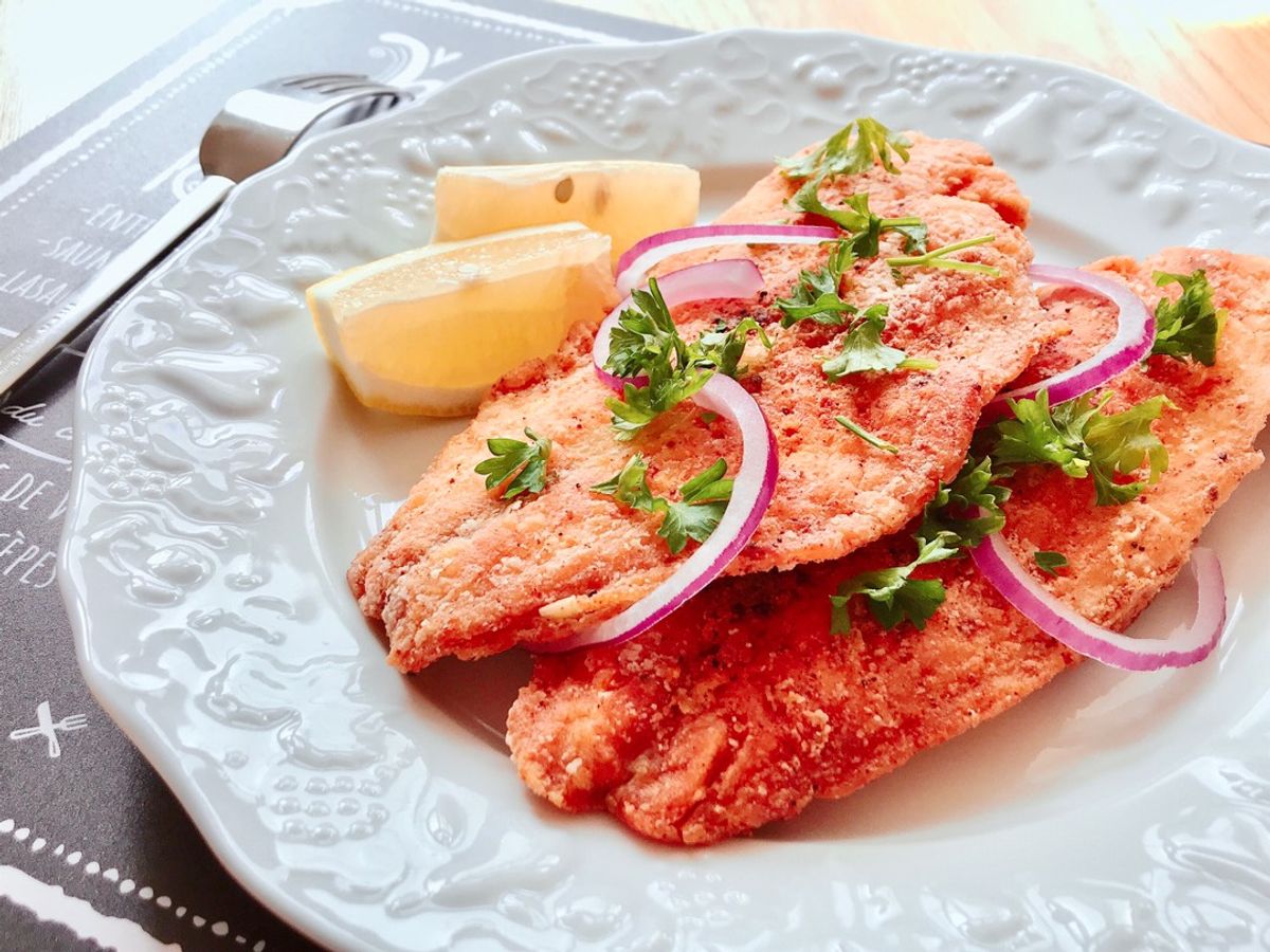 Phi Lê Cá Tráp Đầu Vàng (Dorade Royal) Áo Bột Chiên Giòn