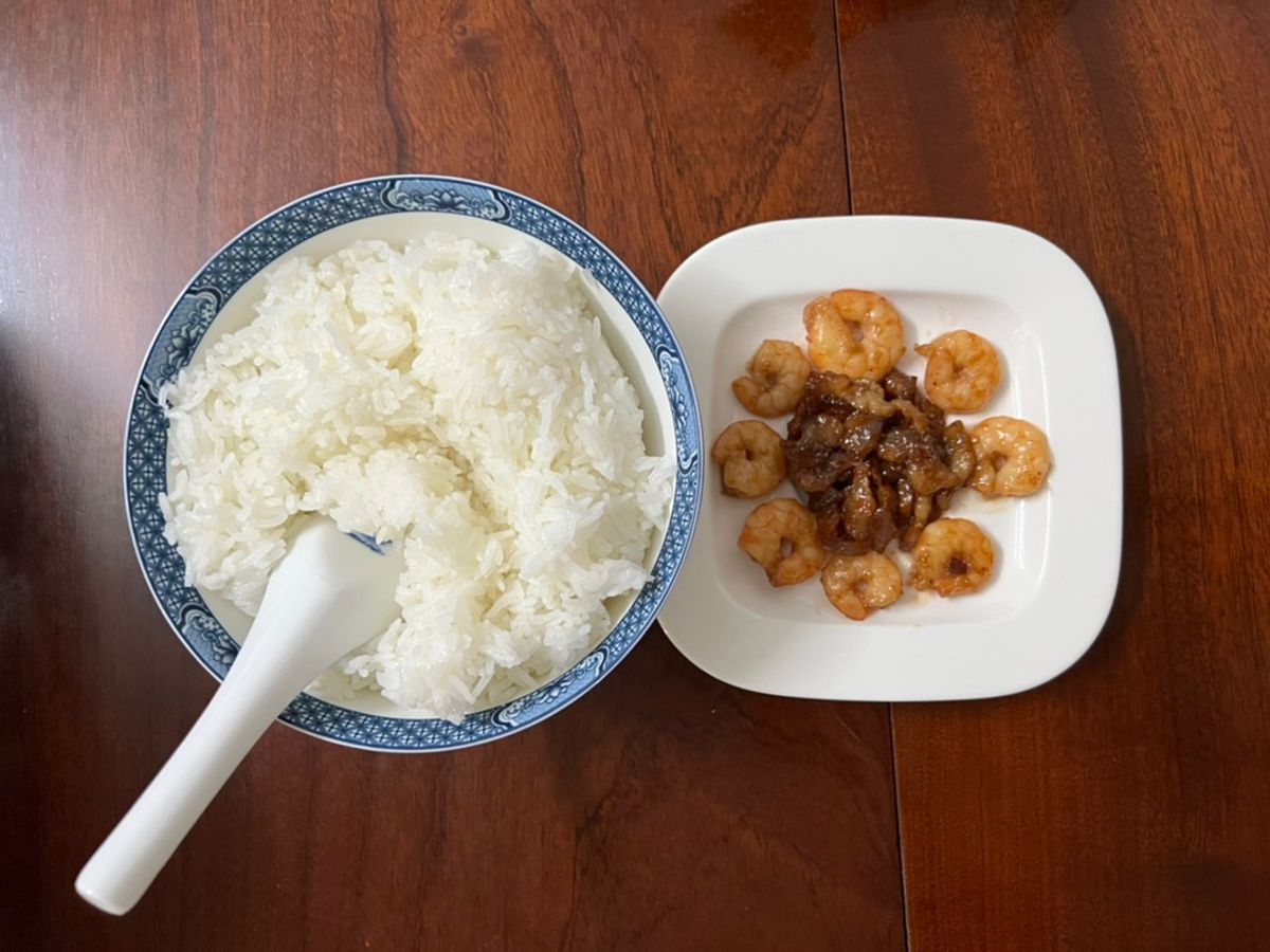 Tôm rim thịt ba rọi