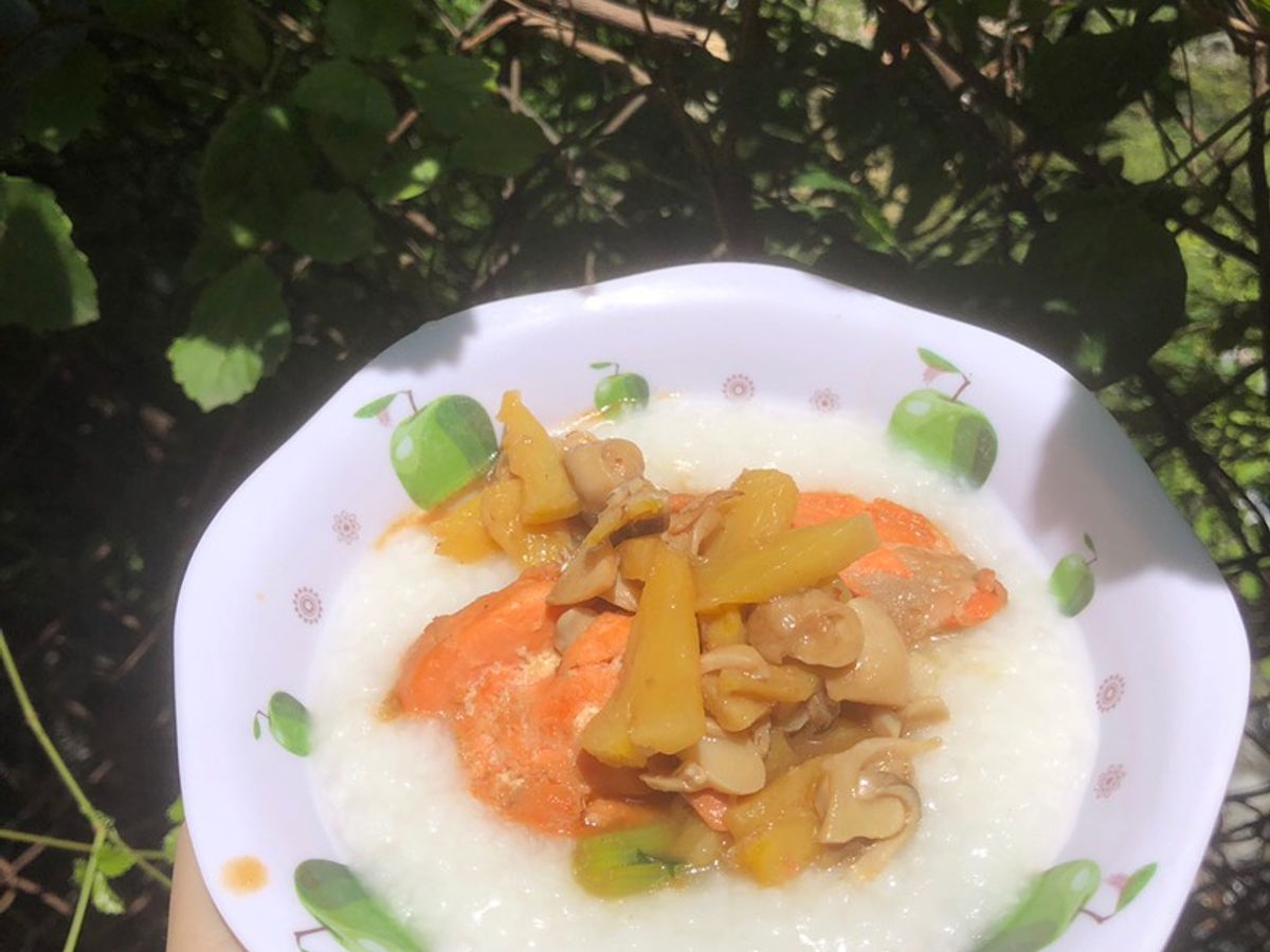 Cháo cá rim dứa