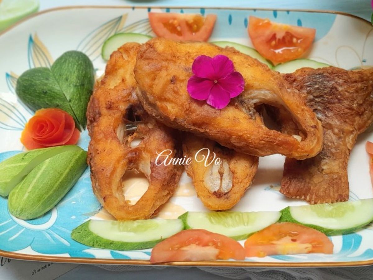 Cá diêu hồng tẩm bột chiên giòn