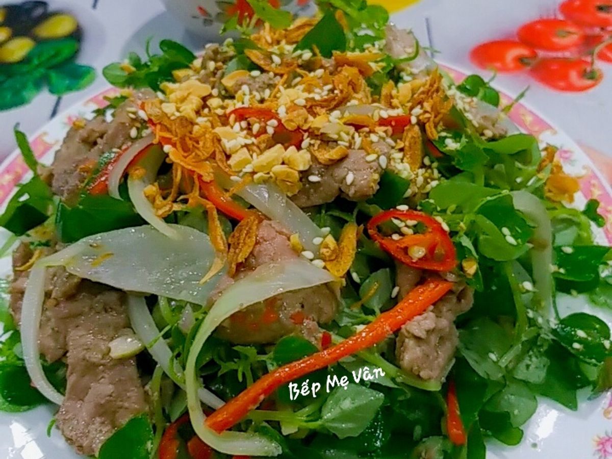 🍀Rau Càng Cua Trộn Thịt Bò Miền Trung🍀