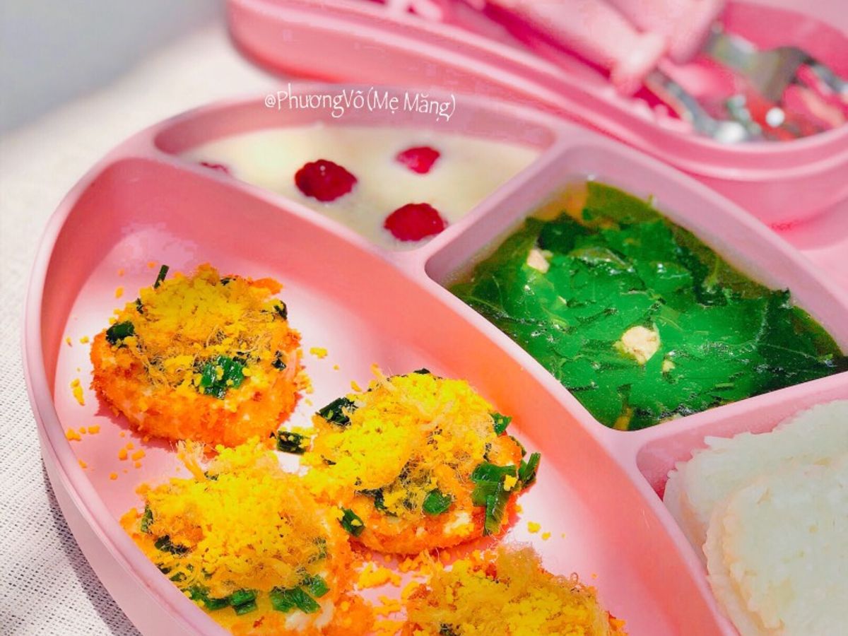 Đậu hủ trứng chà bông (baby food)