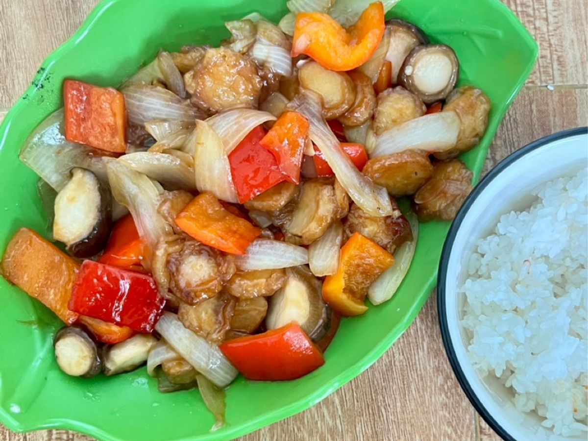 Nấm lúc lắc ớt chuông