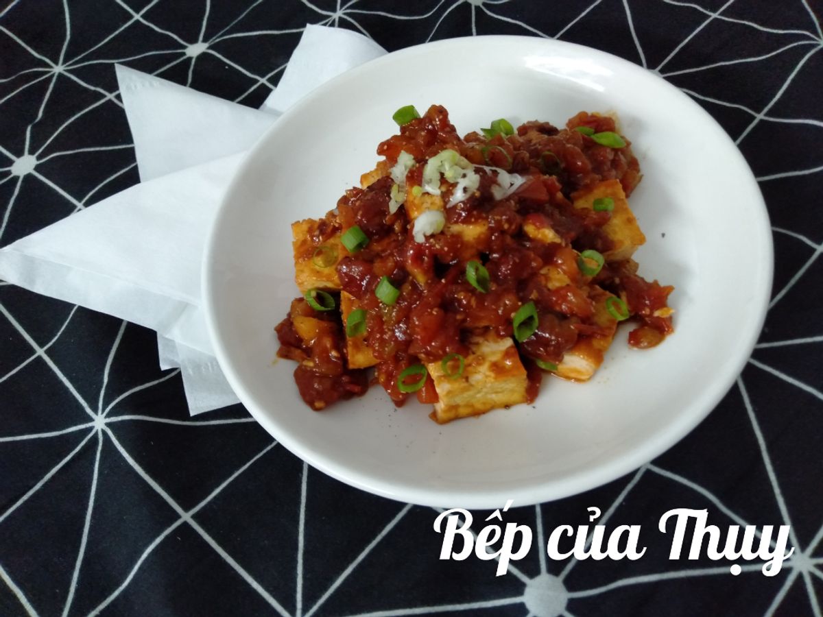 ĐẬU HŨ SỐT CÀ CHUA - món ngon dễ làm😍