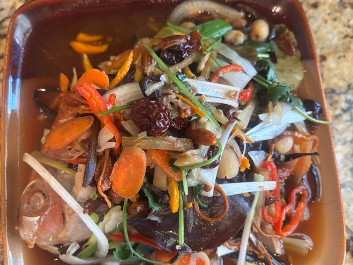 Cá Hồng hấp
