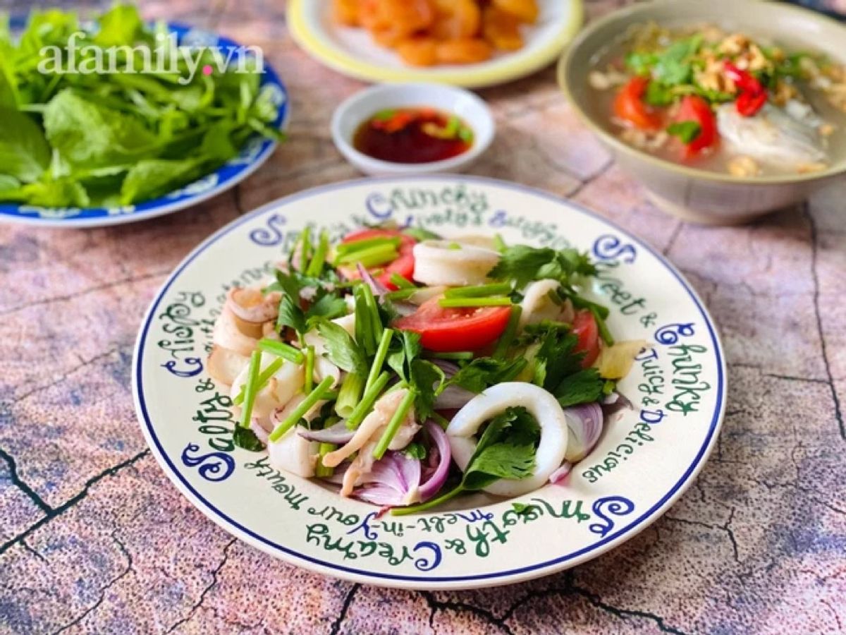 Mực Xào Chua Ngọt