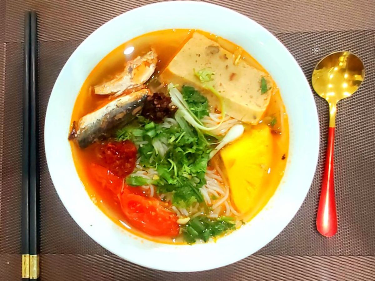 Bún cá siêu tốc từ cá hộp