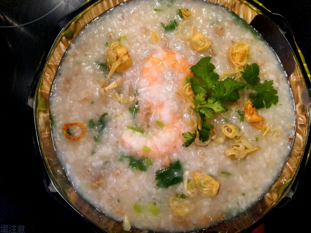 Cháo tôm thịt