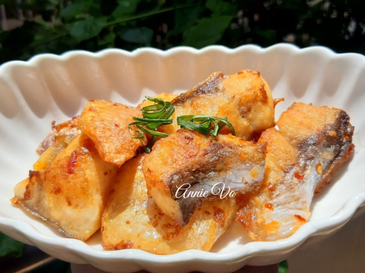 Khô cá dứa một nắng rim cay