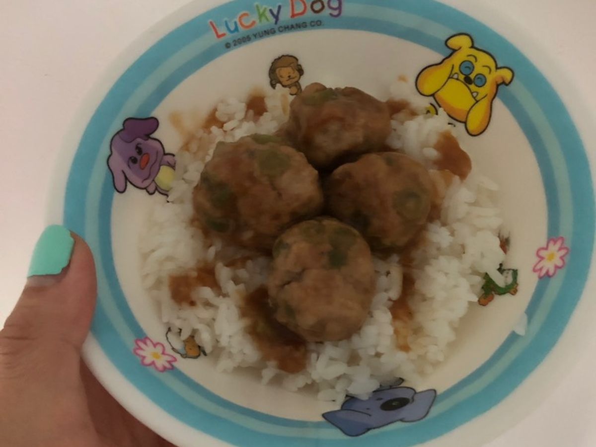 Thịt viên rau củ sốt me