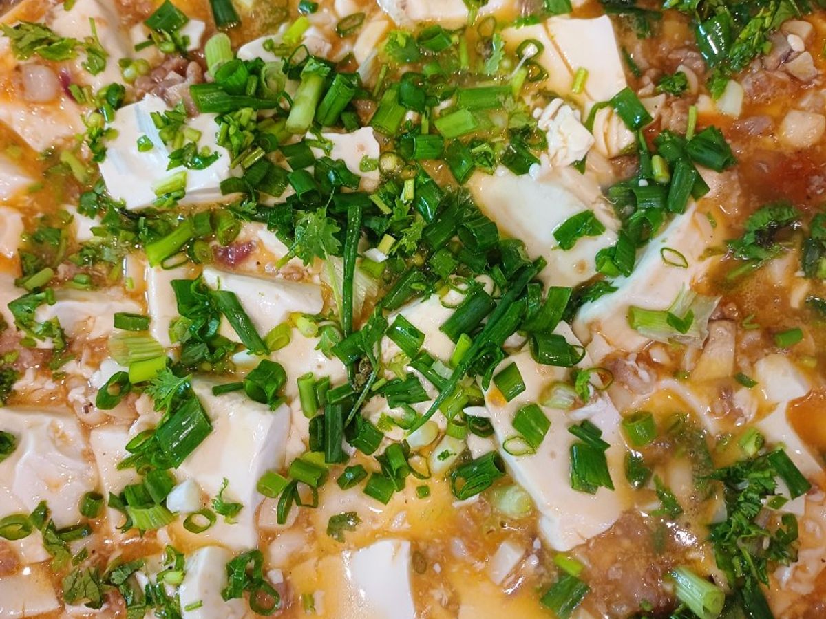 Đậu làng Mơ rim thịt băm