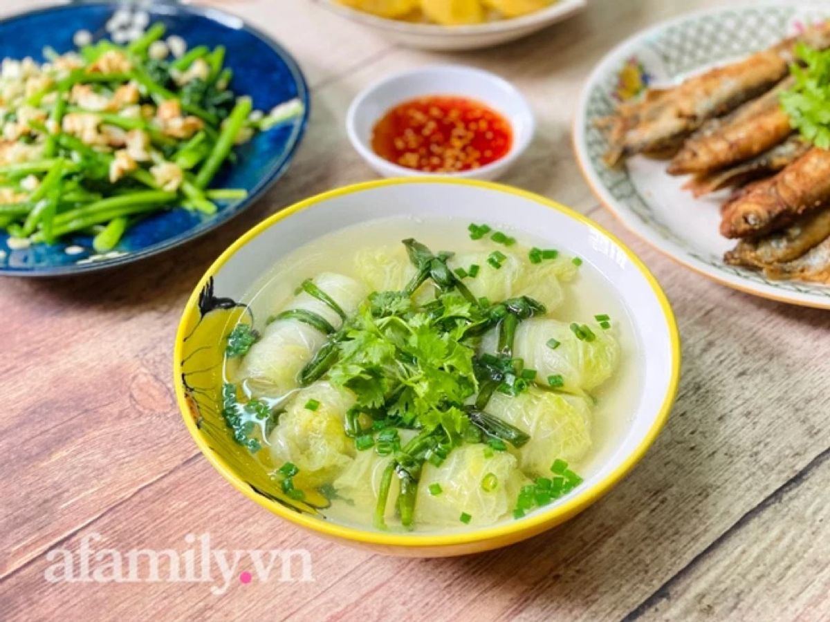 Canh Cải Thảo Cuộn Thịt