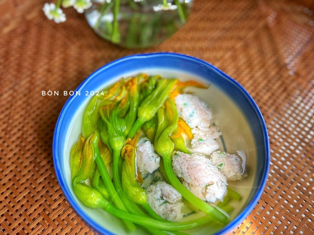 Canh Bông Bí Cá Thác Lác