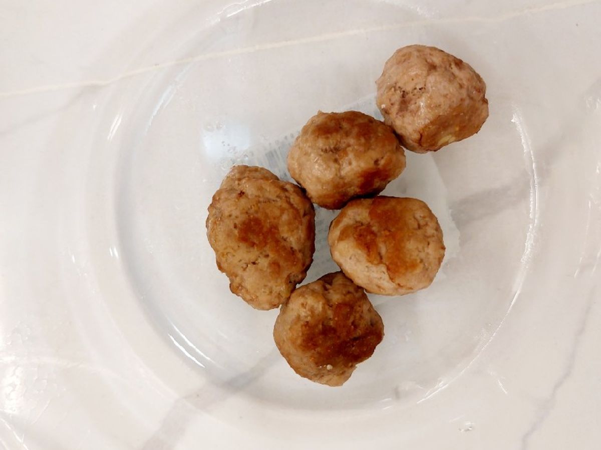 Chả bò viên mềm thơm cho bé