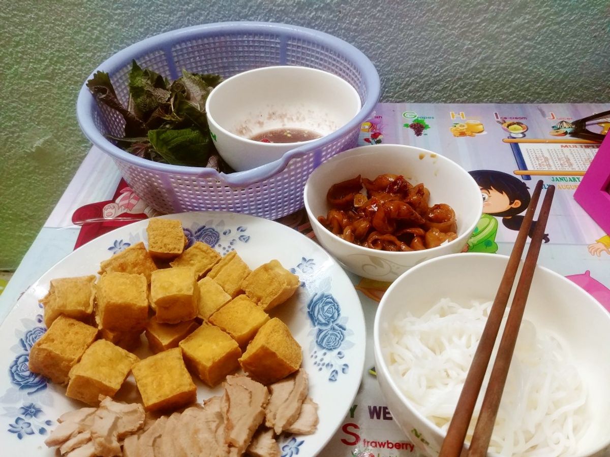 Bún đậu mắm tôm