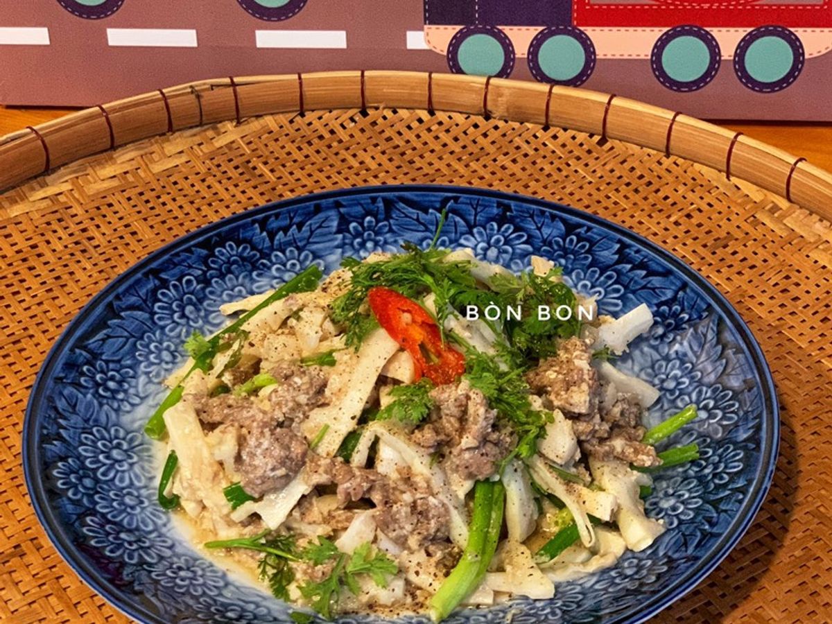 Măng Trúc Xào Bò