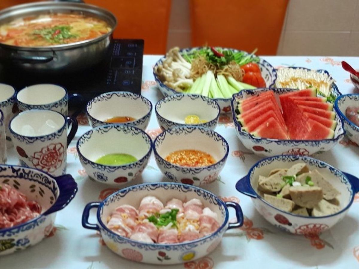Lẩu cá mú đỏ măng chua