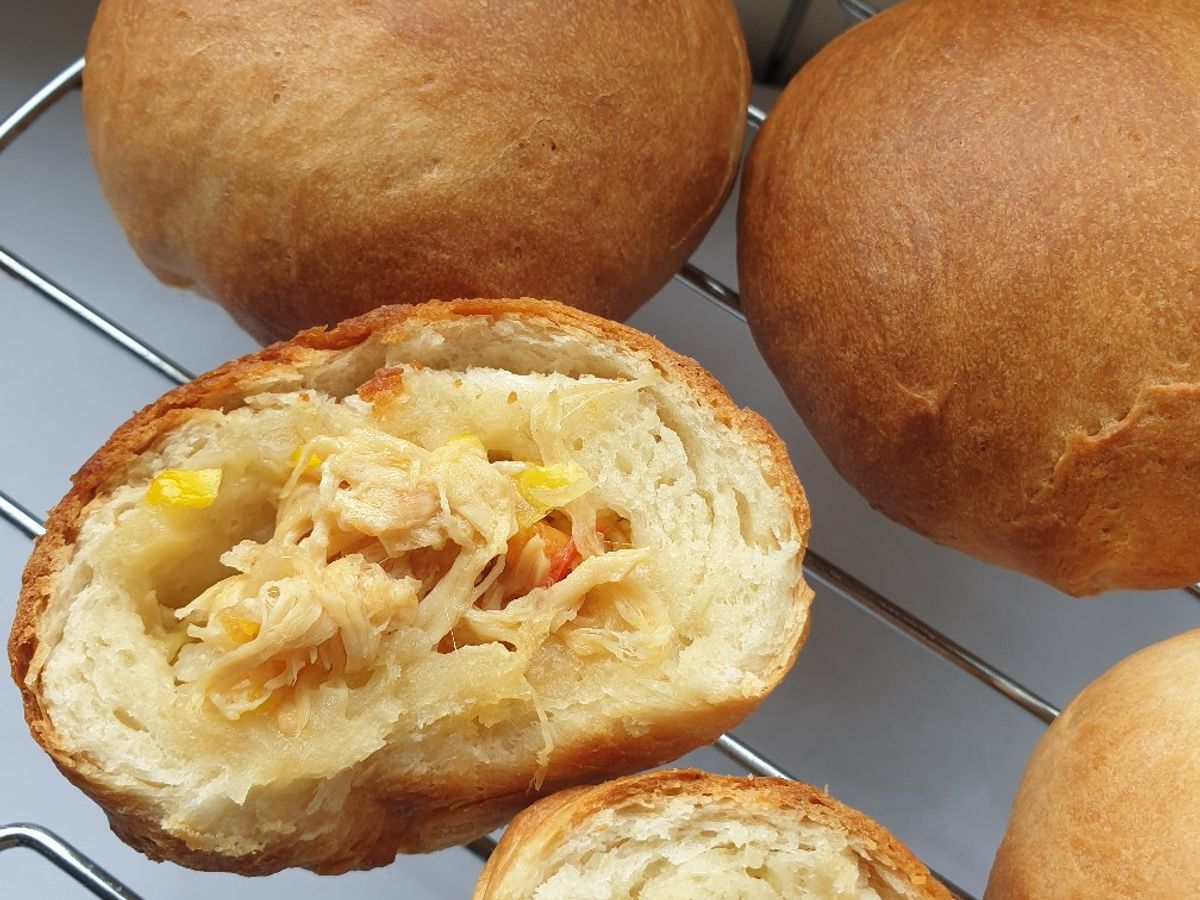 Bánh mì gà rau củ