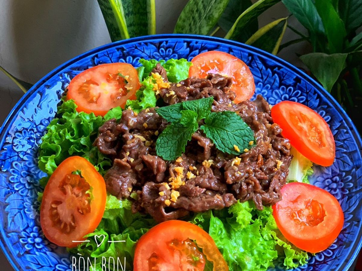Xà Lách Trộn Thịt Bò