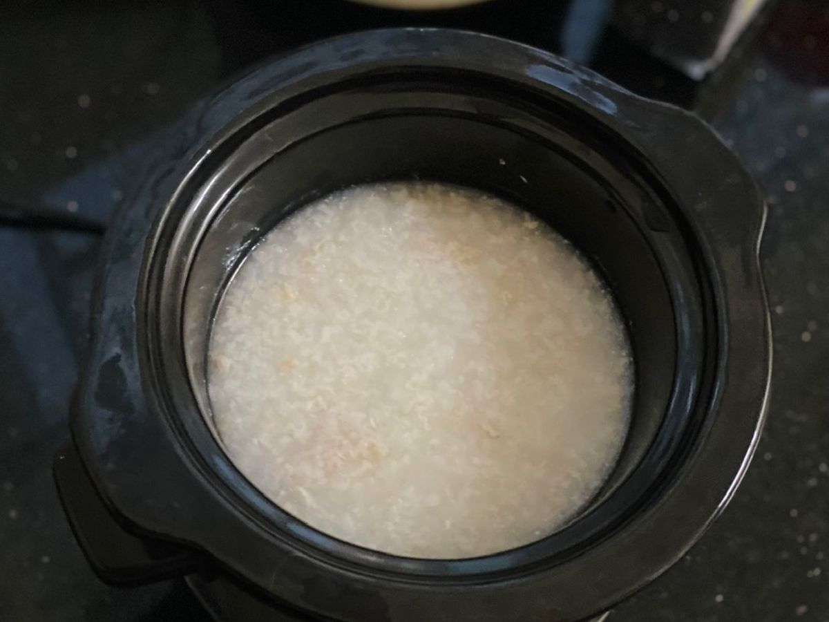 Cháo Thịt Bằm Trứng Cút
