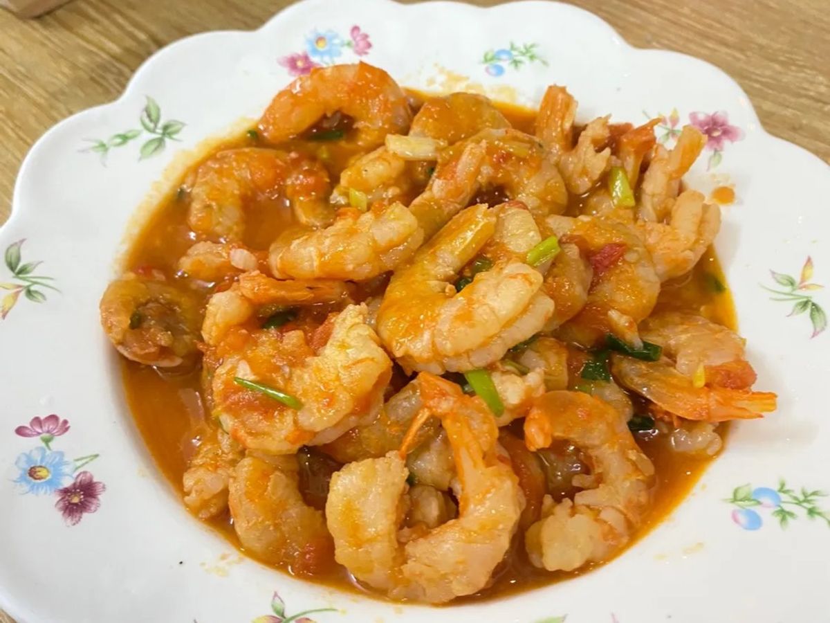 Tôm khô sốt cà chua 🦐🍅