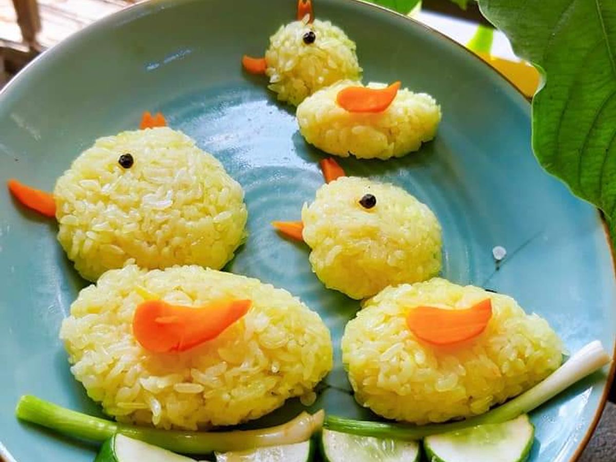 Cơm bento: Gia đình vịt con