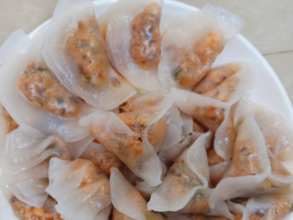 Bánh xếp hấp tôm thịt