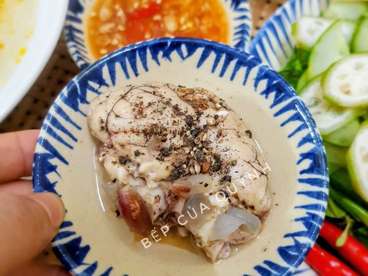 Óc heo hấp