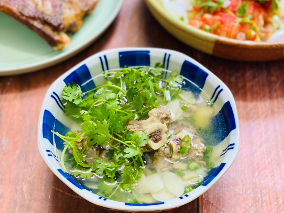 Sườn Bò Hầm Đậu Ngự