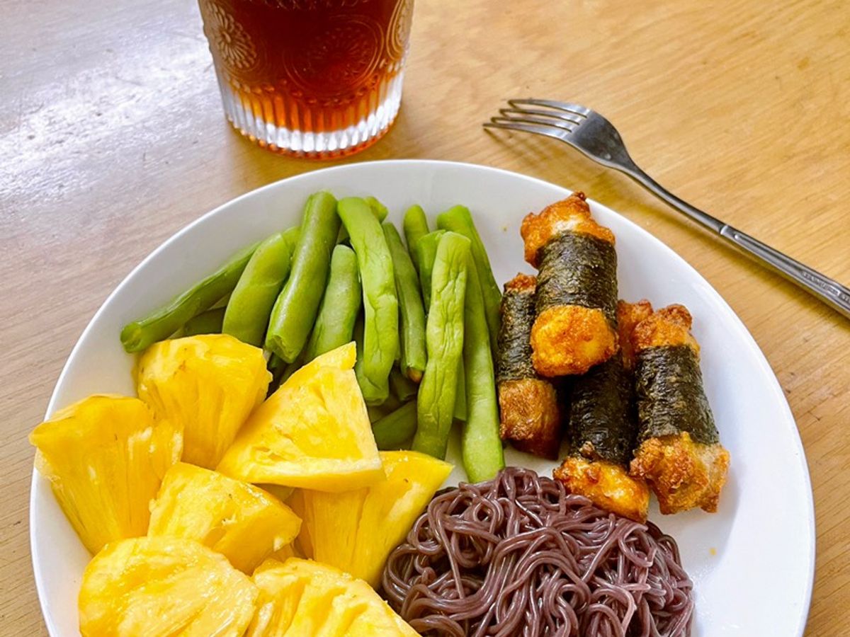 Chả ức gà đậu hũ rong biển