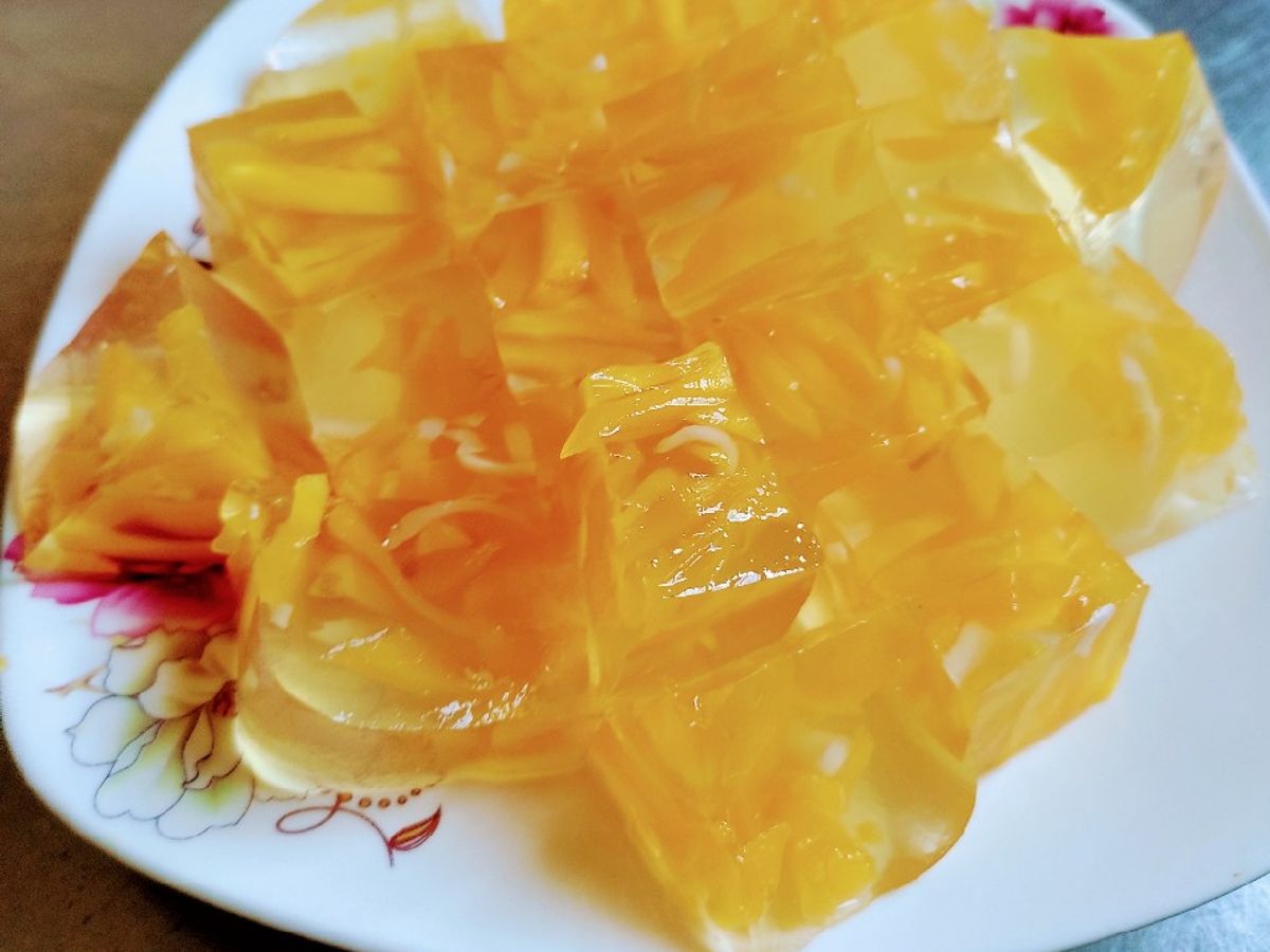 Thạch rau câu mít: