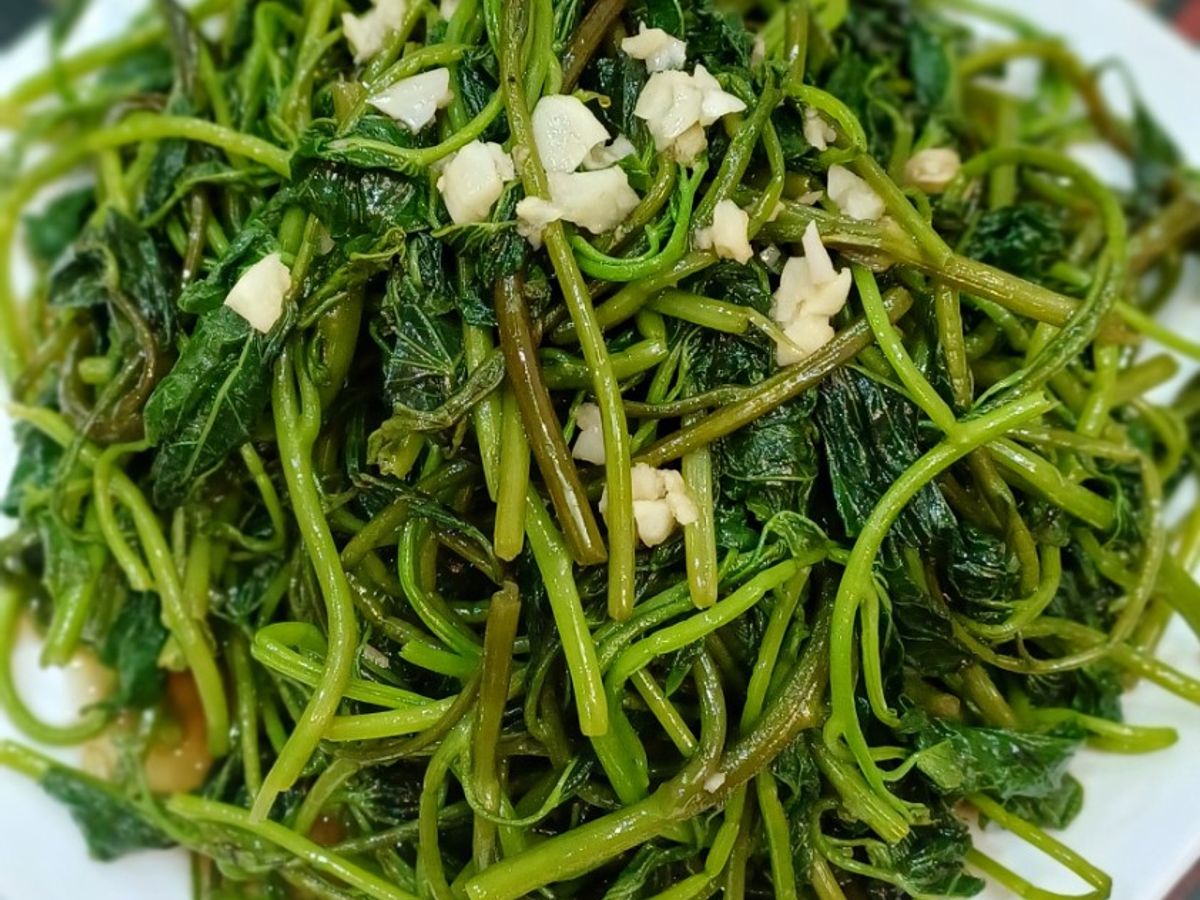 Rau lang xào tỏi