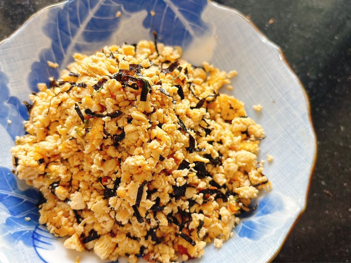 Đậu Phụ Đảo Bông Với Rong Biển