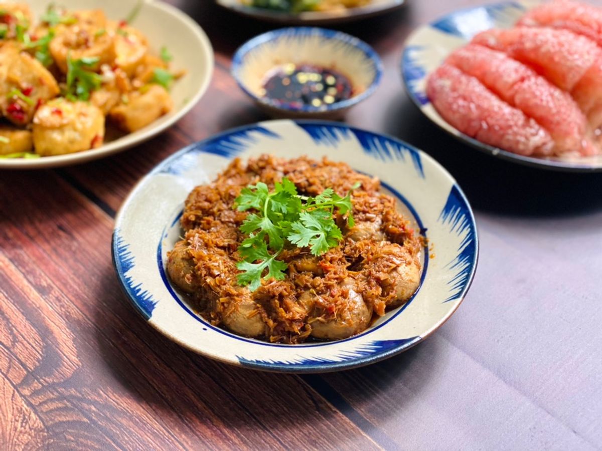 Nấm Mỡ Kho Sa Tế