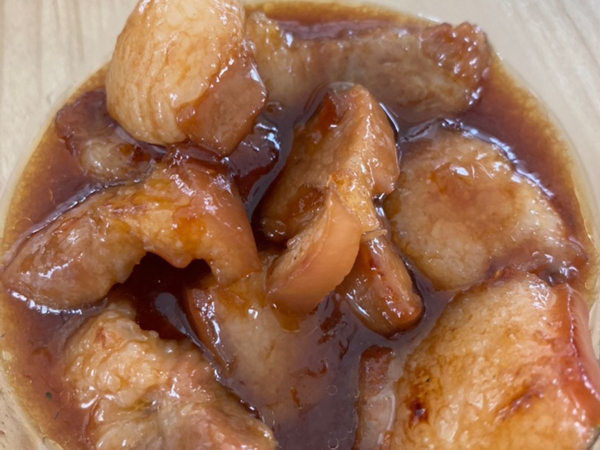 Thịt heo rim mặn ngọt