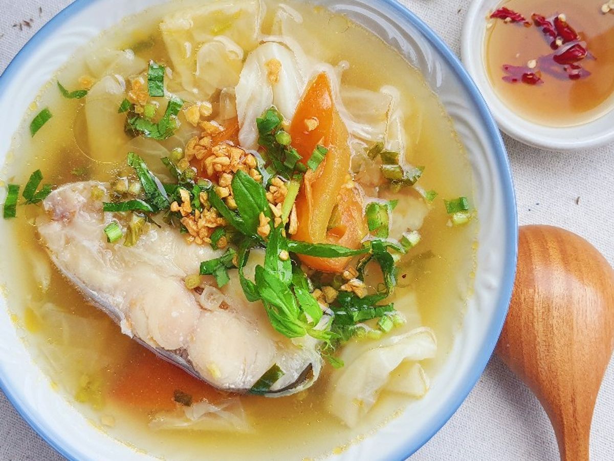 🔸️CANH CHUA CÁ HÚ BẮP CẢI