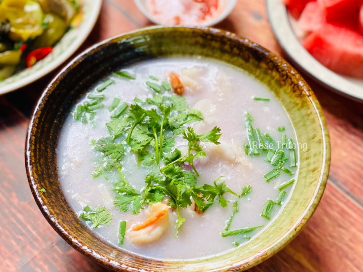 Canh Khoai Mỡ Nấu Tôm