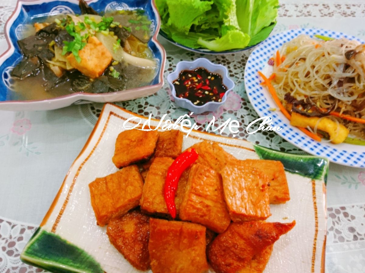 Cơm nhà đơn giản mà ngon 195 (Mâm cơm chay)