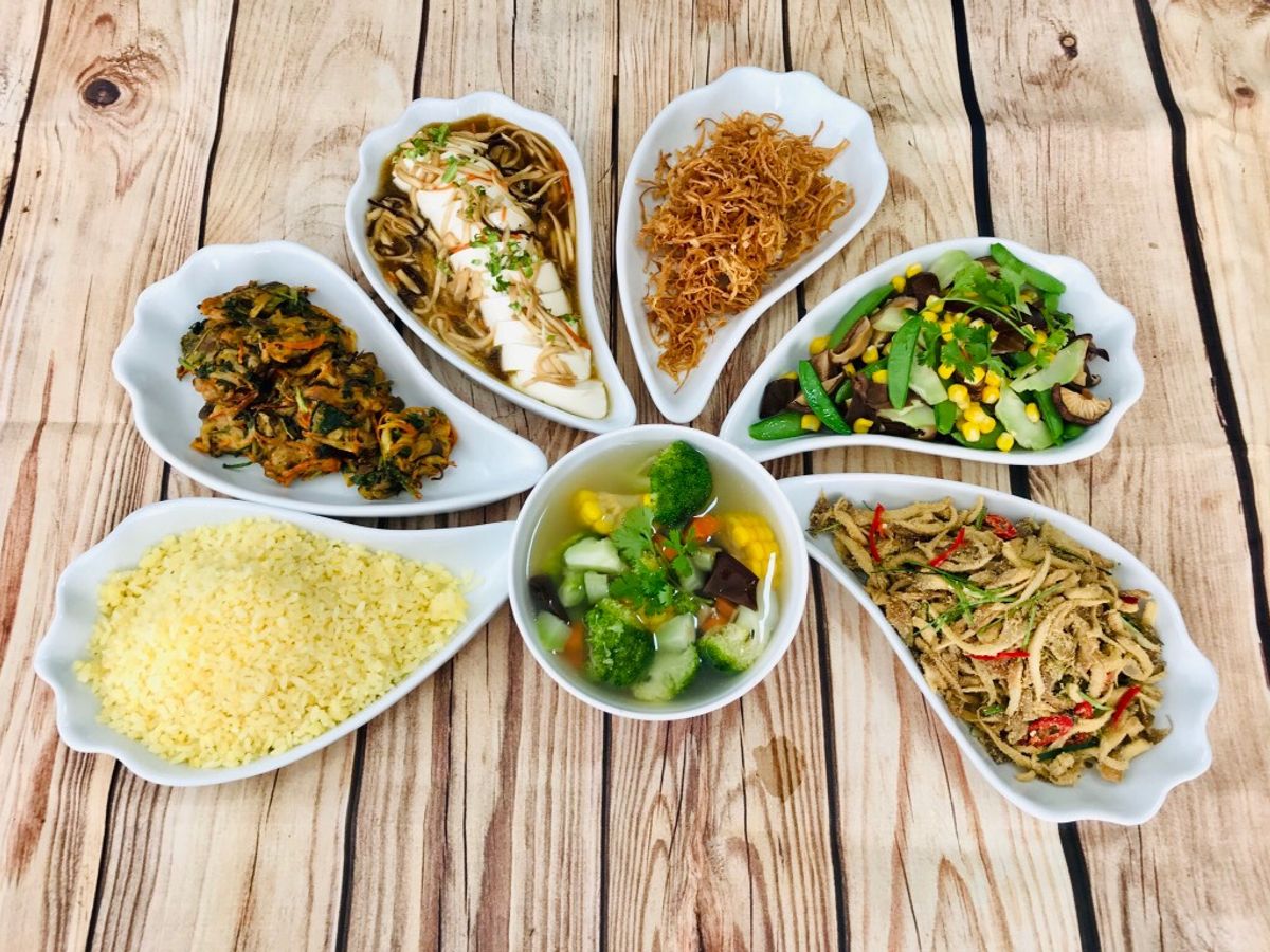 Mâm cơm chay ngày tết (số 3)
