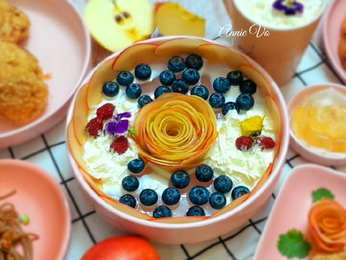 Bánh táo rau câu